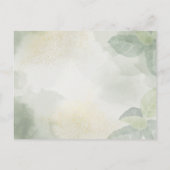 Enchanted Garden String Lights Wedding Invitation  Uitnodiging Briefkaart (Achterkant)