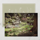 Enchanted Garden Sweet Sixteen Uitnodiging (Voorkant / Achterkant)