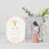 Enchanted Garden Theme voor meisjes Kaart (Staand voorkant)