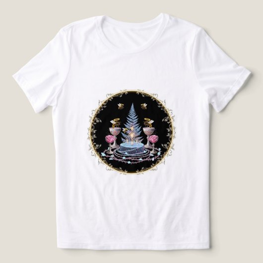 Enchanted Garden Vibes T-shirt 🐝🌸 (Design voorkant)