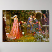 Enchanted Garden Waterhouse Fine Art Poster (Voorkant)