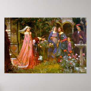 Enchanted Garden Waterhouse Fine Art Poster