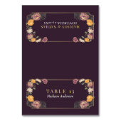 Enchanted Garden Wedding Escort Kaart (Voorkant)