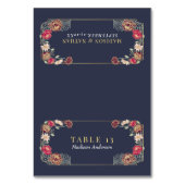 Enchanted Garden Wedding Escort Kaart (Voorkant)