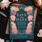 Enchanted Garden Wedding Save the Date Groen Kaart