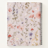 Enchanted Garden Wildflower Butterfly Botanical Notitieboek (Achterkant)