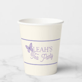 Enchanted Gardent Tea Party Cup Papieren Bekers