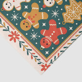Enchanted Gingerbread Kerstkoekje en kerstboom Tissuepapier (Detail)
