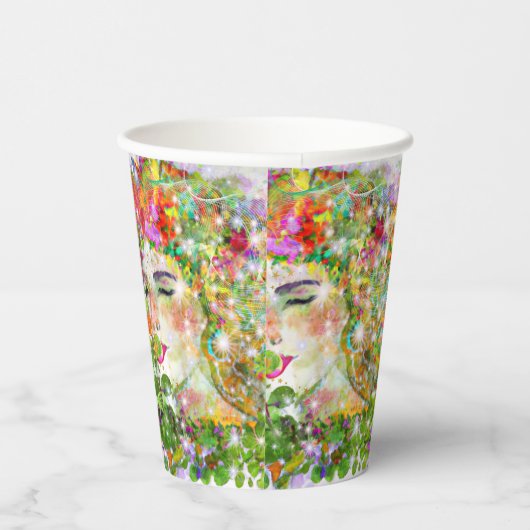 Enchanted Goddess Papieren Bekers (Rechts)