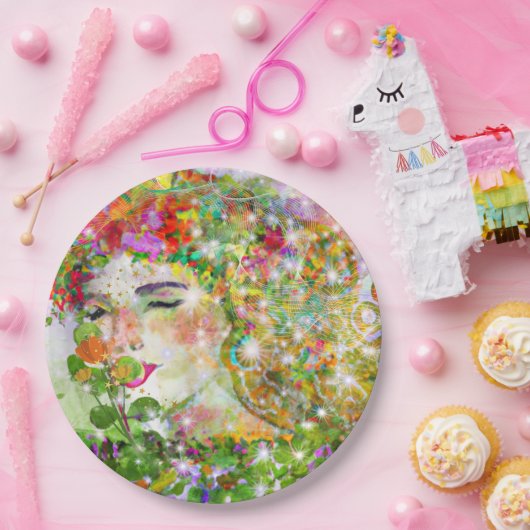 Enchanted Goddess Papieren Bordje (Feest)