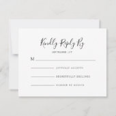 Enchanted Hanging Lanterns Wedding RSVP Kaartje (Achterkant)