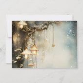 Enchanted Hanging Lanterns Wedding Save The Date (Achterkant)