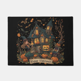 Enchanted Haunted House Halloween Deurmat