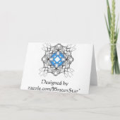Enchanted Heart Fractal Greetings Cards Kaart (Achterkant)