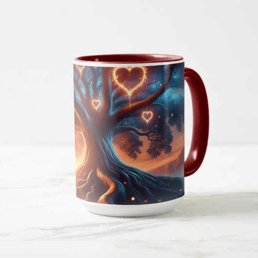 Enchanted Heart Tree Mok (Voorkant rechts)