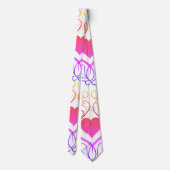 Enchanted Heart: Uniek Liefde Symbool Ontwerp Stropdas (Achterkant)