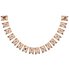 Enchanted Herfst Woodland Animals Bunting Banner