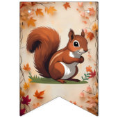 Enchanted Herfst Woodland Animals Bunting Banner (Eerste vlag)