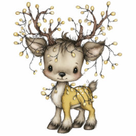 Enchanted Holiday Deer Staand Fotobeeldje