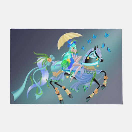 Enchanted Horse Ride Deurmat (Voorkant)