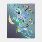 Enchanted Horse Ride Fleece Deken (Voorkant)
