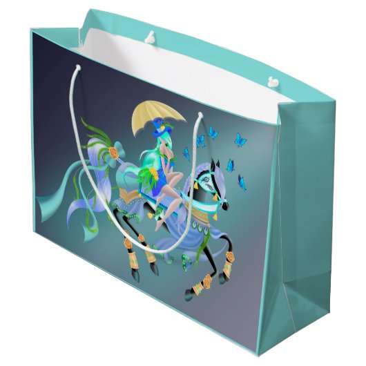 Enchanted Horse Ride Groot Cadeauzakje (Achterkant Gekanteld)