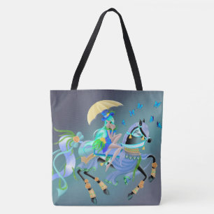 Enchanted Horse Ride Tote Bag