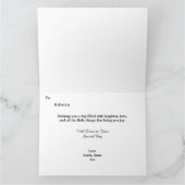 Enchanted Horse Ride wenskaart Kaart (Binnen)