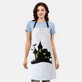 Enchanted House Haunted Halloween Schort (Gedragen)