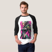 Enchanted Jellyfish: Mystieke onderwater elegantie T-shirt (Voorkant volledig)