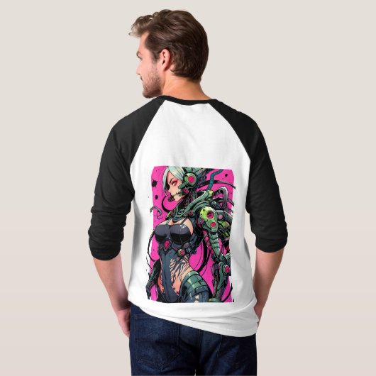Enchanted Jellyfish: Mystieke onderwater elegantie T-shirt (Achterkant volledig)