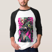 Enchanted Jellyfish: Mystieke onderwater elegantie T-shirt (Voorkant)