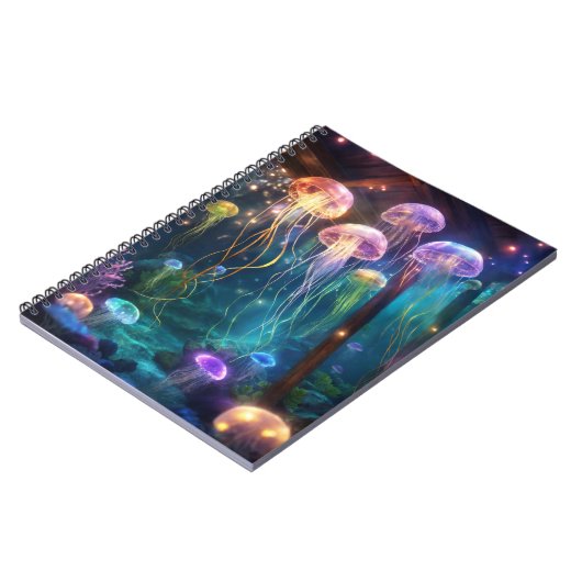Enchanted Jellyfish Ocean - Underwater world Notitieboek (Linkerzijde)