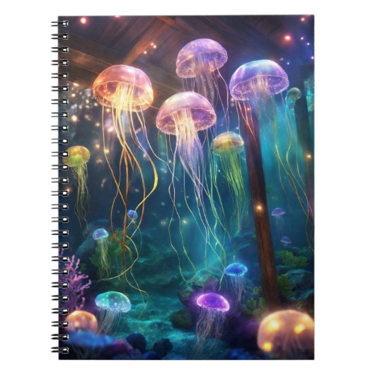Enchanted Jellyfish Ocean - Underwater world Notitieboek (Voorkant)
