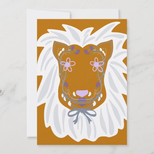 Enchanted Jungle Lion Second Birthday Kaart (Achterkant)