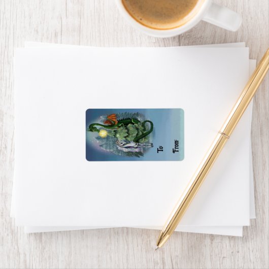 Enchanted kerstboomlabels etiket (Insitu)