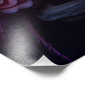 Enchanted Kitten Haven: 3D Dark Fantasy Kunstdruk Foto Afdruk (Hoek)