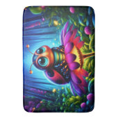 Enchanted Ladybug zachte gloeiende fantasie bloem Badmat (Voorkant Verticaal)