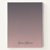 Enchanted Library Notitieboek met boekenplanken va (Achterkant)