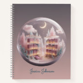 Enchanted Library Notitieboek met boekenplanken va (Voorkant)