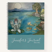 "Enchanted Lily Pond" gepersonaliseerd tijdschrift Notitieboek (Voorkant)