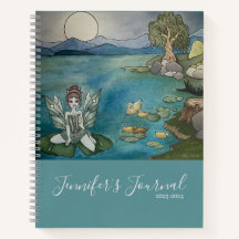 "Enchanted Lily Pond" gepersonaliseerd tijdschrift