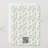 Enchanted Little Fairy Baby shower Invitation Kaart (Achterkant)