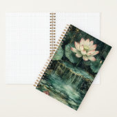 Enchanted Lotus Fountain Bullet Notebook Notitieboek (Binnen)