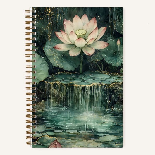Enchanted Lotus Fountain Bullet Notebook Notitieboek (Voorkant)