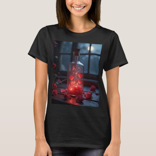 Enchanted Love Bottle T-shirt (Voorkant)