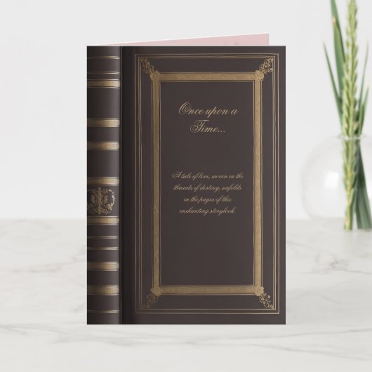 Enchanted Love: Een sprookje bruiloft uitnodiging (Voorkant)