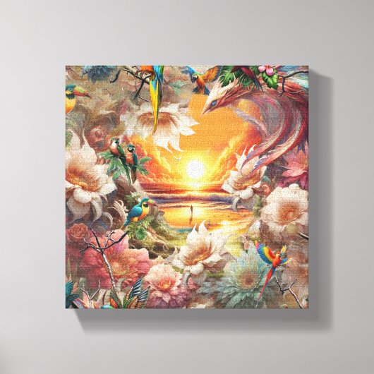 Enchanted Magical Fantasy Creations Canvas Afdruk (Voorkant)