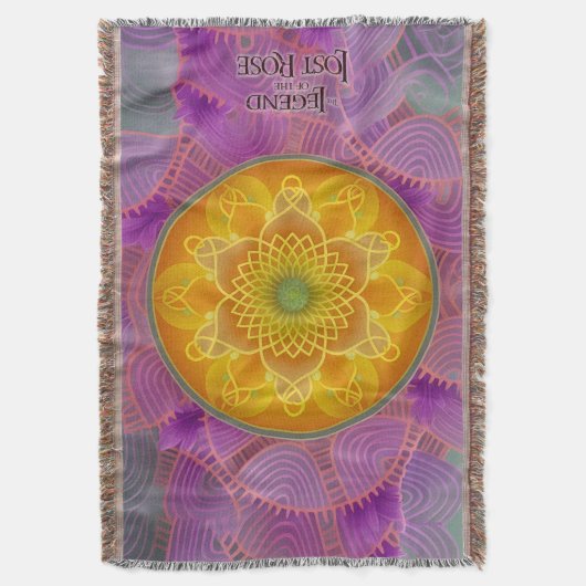 Enchanted Mandala Gooi Deken (Voorkant Verticaal)