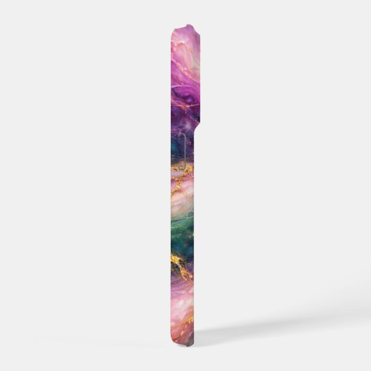 Enchanted Marble with Gold Veining iPhone Hoesje (Rechterkant)